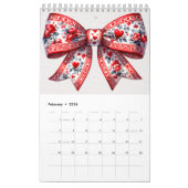 Calendrier Twelve Seasonal Coquette Bows Calendar (Feb 2026)