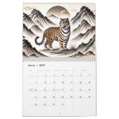 Calendrier Twelve Spirits – Chinese Zodiac Ink Calendar 2026 (Mar 2027)