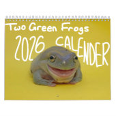 Calendrier Two Green Frogs' 2026 Calendar (Protection)