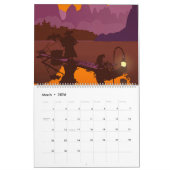 Calendrier Two Page Art Calendar (Mar 2026)