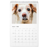 Calendrier Typographie moderne 2022 photos de famille (Mar 2026)