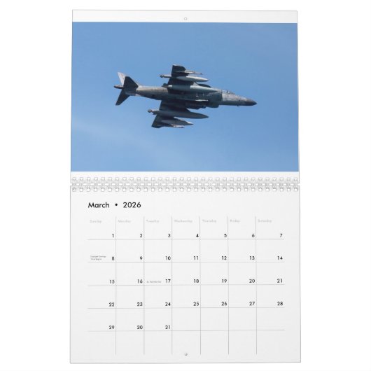 Calendrier U.S. Marines Calendar (Mar 2026)