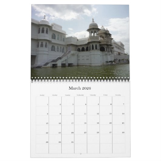 Calendrier udaipur 2025 (Mar 2026)