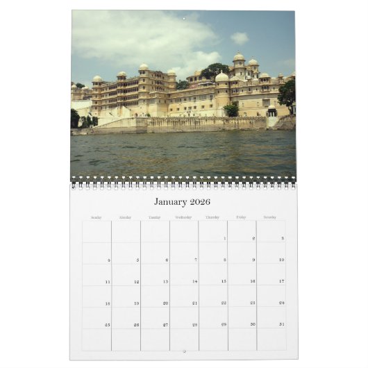 Calendrier udaipur 2025 (Jan 2026)