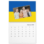 Calendrier Ukraine Drapeau Ajouter у photo к р ї а с  de  de  (Feb 2026)
