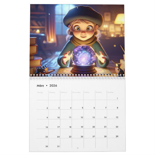 Calendrier Un an de magie et de mystères (Mar 2026)