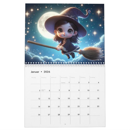 Calendrier Un an de magie et de mystères (Jan 2026)