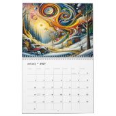 Calendrier Un an en saut de couleur (Jan 2027)