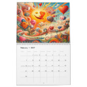 Calendrier Un an en saut de couleur (Feb 2027)