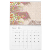 Calendrier Un arrangement floral sophistiqué avec det orné (Feb 2026)