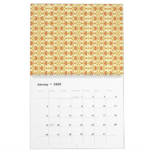 Calendrier un arrière - plan jaune et blanc avec un
