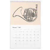 Calendrier Un cadeau de jeune fille musicale moderne (Feb 2027)