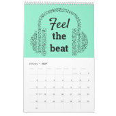 Calendrier Un cadeau de jeune fille musicale moderne (Jan 2027)