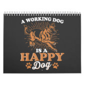 Calendrier Un Chien Travaillant Est Un Chien Heureux Allemand (Protection)