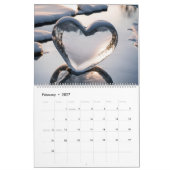 Calendrier Un cœur pour chaque mois (Feb 2027)