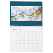 Calendrier Un des genres : Excursions acryliques par Lydia Pi (Feb 2026)