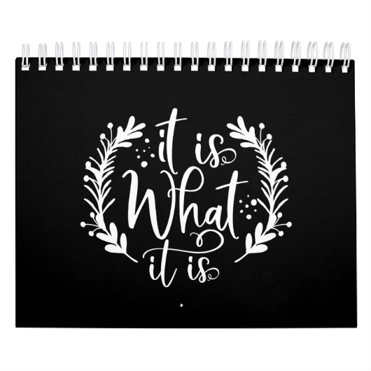 Calendrier Un Design Amusant Avec Un Dit Que C'Est Ce Que C'E (Protection)