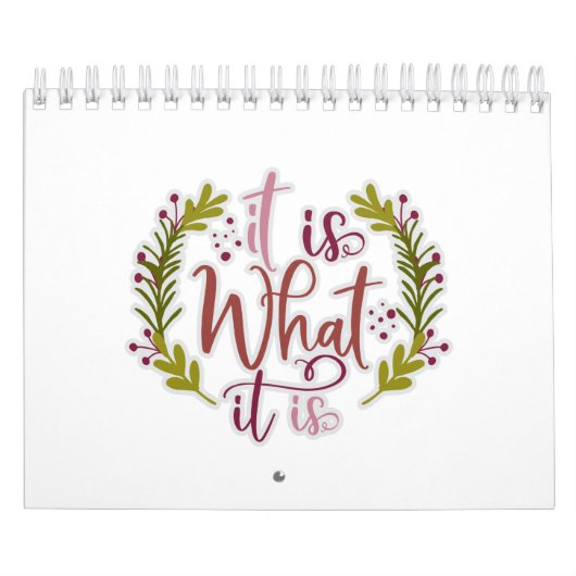 Calendrier Un Design Amusant Avec Un Dit Que C'Est Ce Que C'E (Protection)