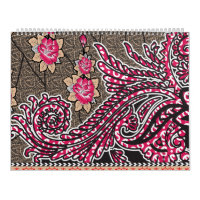 un design d'un motif paisley rose et marron