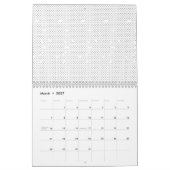 Calendrier Un design moderne avec une combinaison de w (Mar 2027)
