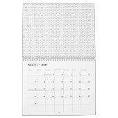 Calendrier Un design moderne avec une combinaison de w (Feb 2027)