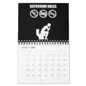 Calendrier Un ensemble de règles de salle de bains (Jan 2026)