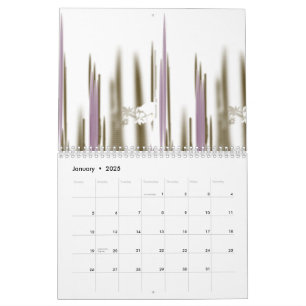 Calendrier Un lac immaculé niché au milieu d'une montagne enn