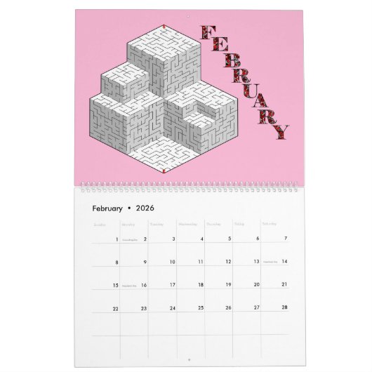 Calendrier Un Mazout par mois (Feb 2026)