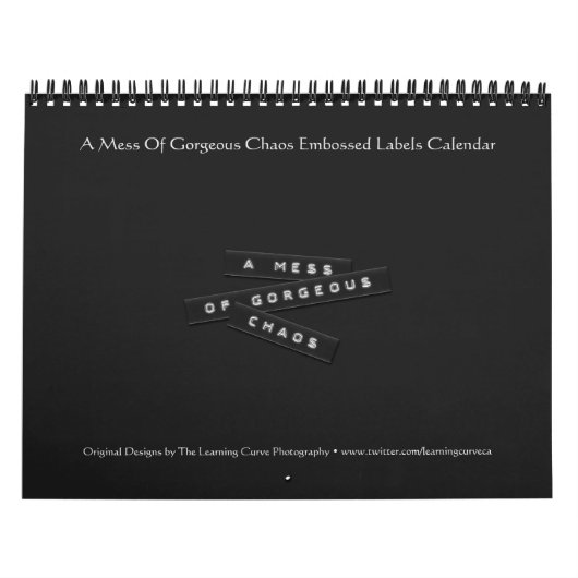 Calendrier Un Mess De Superbes Chaos Étiquettes Embossés (Protection)