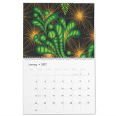 Calendrier un miroir et quelques plantes (Jan 2027)