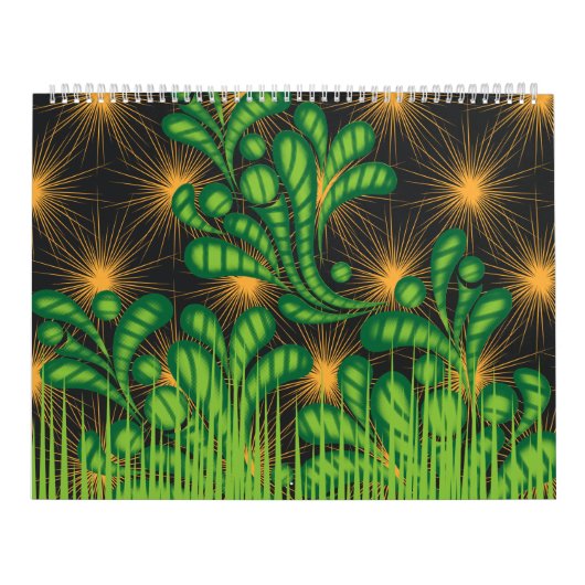 Calendrier un miroir et quelques plantes (Protection)