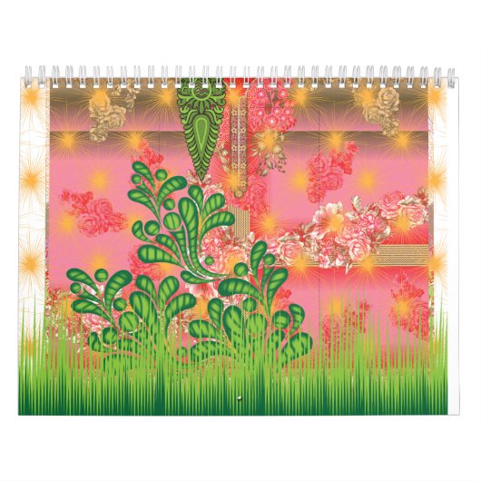 Calendrier un miroir et quelques plantes (Protection)