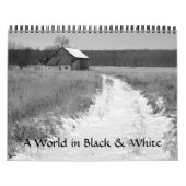 Calendrier Un monde en noir et blanc (Protection)