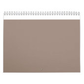 Calendrier un mur marron avec une horloge (Protection)