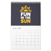 Calendrier Un signe qui dit plaisir sur le soleil (Jan 2026)