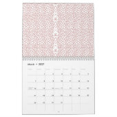 Calendrier Un tapis vibrant avec un mot géométrique complexe (Mar 2027)