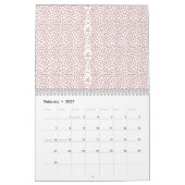 Calendrier Un tapis vibrant avec un mot géométrique complexe (Feb 2027)