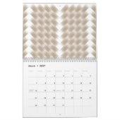 Calendrier Un triangle blanc équilatéral centré sur une plain (Mar 2027)