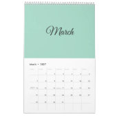 Calendrier Une année 2025 (Mar 2027)