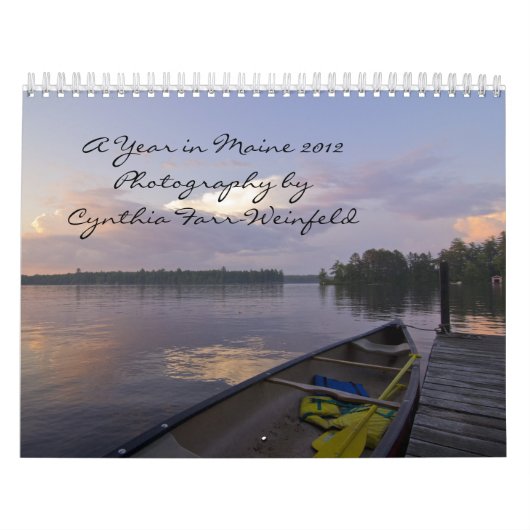 Calendrier Une année au Maine 2012 (Protection)