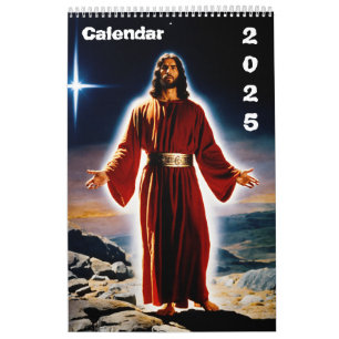 Calendrier Une année avec la table Jésus