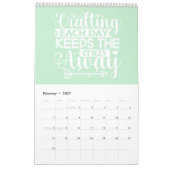 Calendrier Une année d'artisanat (Feb 2027)