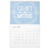 Calendrier Une année d'artisanat (Jan 2026)