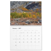 Calendrier "Une année de couleurs d'automne" (Feb 2027)