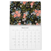 Calendrier Une année de fleurs Pages illustrées (Mar 2027)