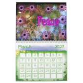 Calendrier Une année de paix (Mar 2027)