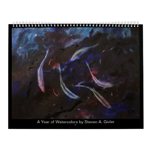 Calendrier Une année de peinture aquarelle de Steven A. Donne (Protection)