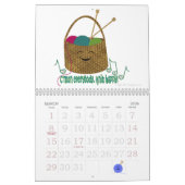 Calendrier Une année de Tricot amusant pour le fil-o-licious (Mar 2026)