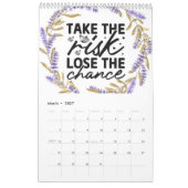 Calendrier Une année de vibrations positives (Mar 2027)
