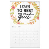 Calendrier Une année de vibrations positives (Feb 2027)